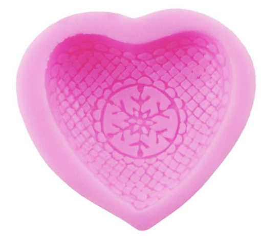 JoyGlobal Silicone Valentine Heart with Snowflake Cake Decorating Fondant All Purpose Mould - Image 2